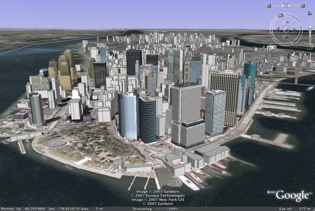 New York in Google Earth